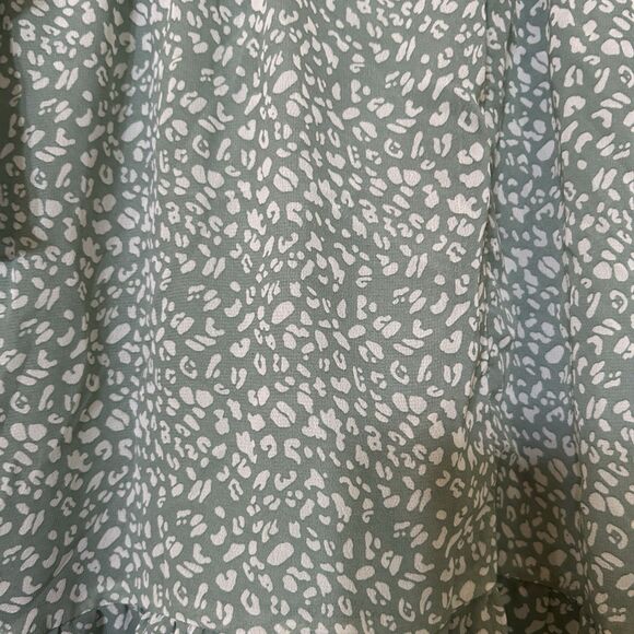 PrettyGarden XL Floral Pastel Tiered Ruffle Sleeve Feminine Romantic Soft Girl - Picture 5 of 12